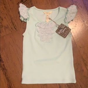 Matilda Jane new with tags size 4 teal shirt